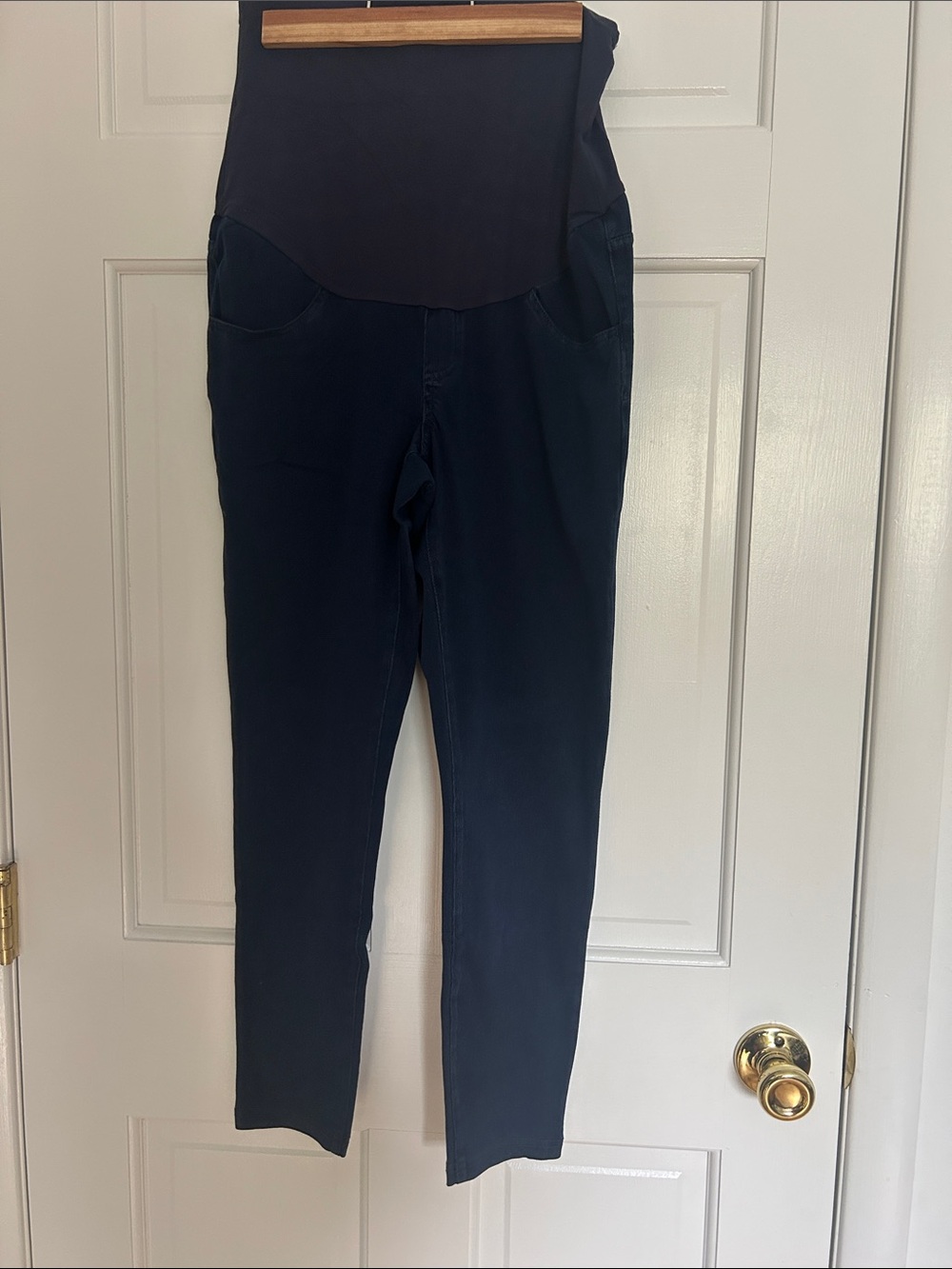 HALARA Women's Navy Maternity Jeggings